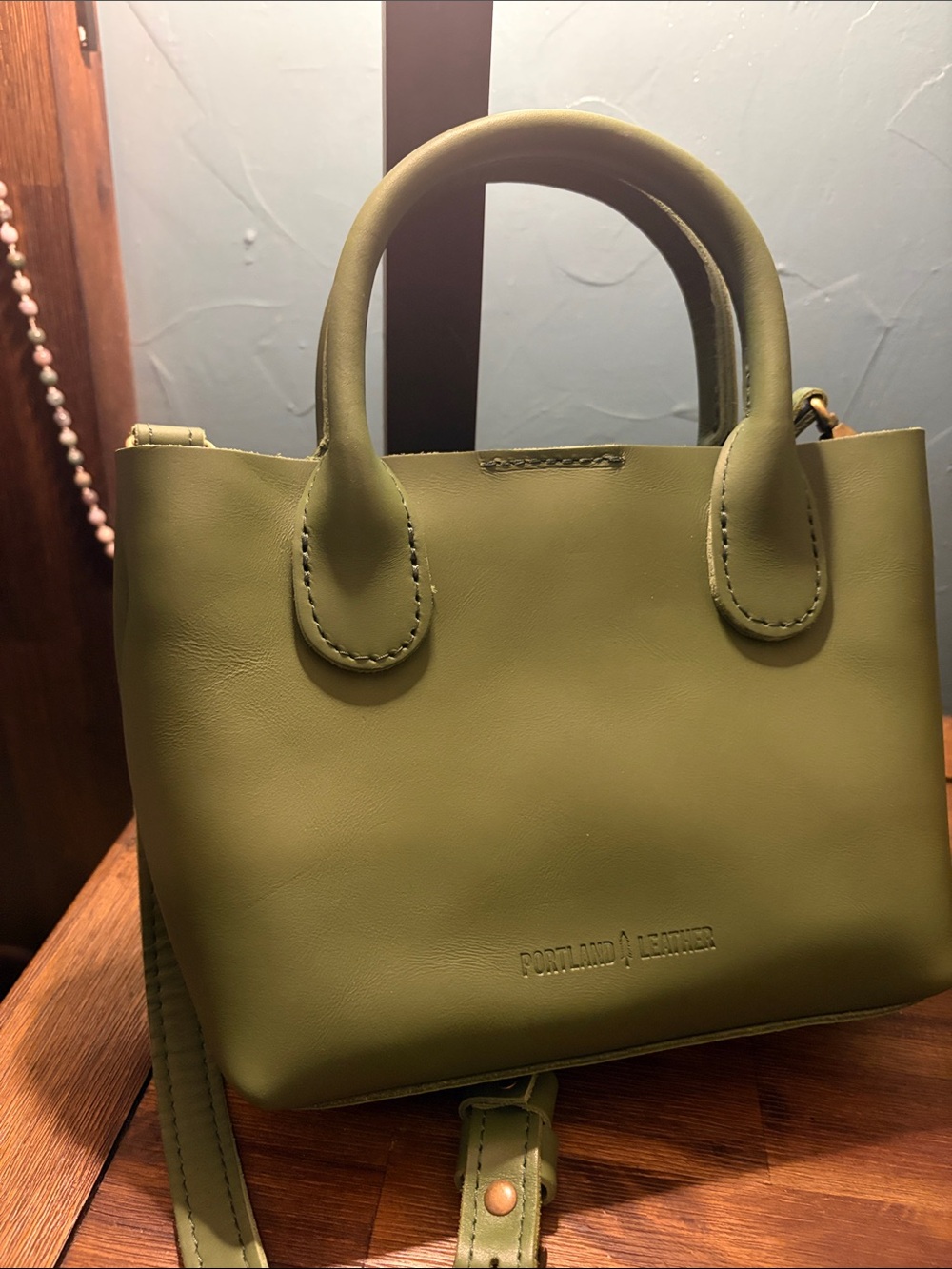 Portland Leather Rain Drop Crossbody